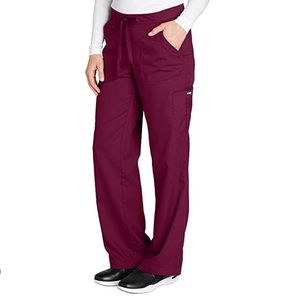 Grey’s Anatomy scrub pants XSP (wine)